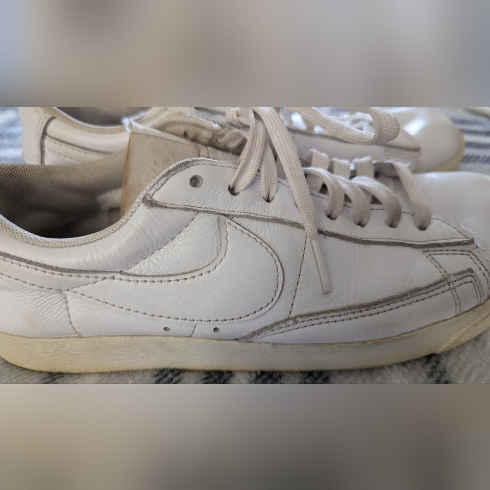 Nike White Sneakers with Leather Finish - Picture 9 of 9